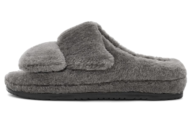 UGG Rubber Sole Slide Slippers Men's Charcoal Gray