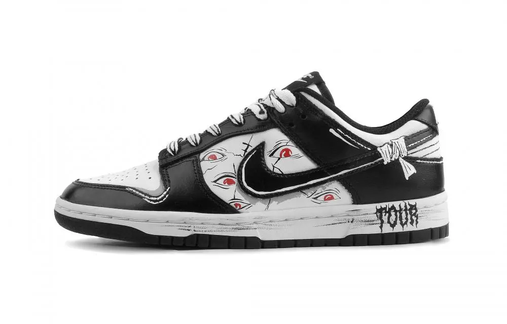 Nike Dunk Taming The Demon Abrasion Resistant Low top Skateboard Shoes Unisex