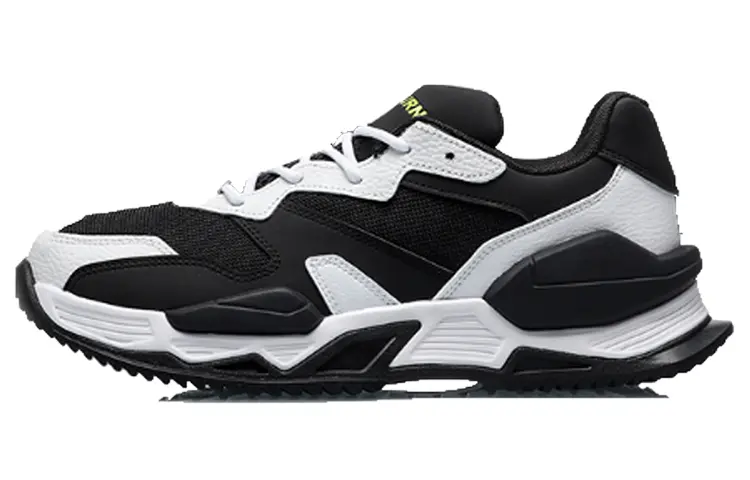LiNing Reburn Low Top Basketball Shoes Men's Black White