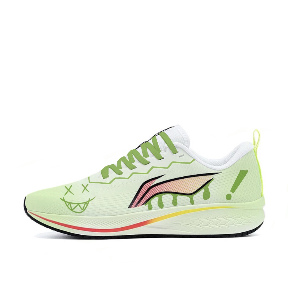 LINING Red Hare 6 Running Shoes Men's Low top Green
