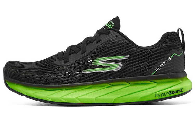 Skechers Go Run 'Black Neon Green'