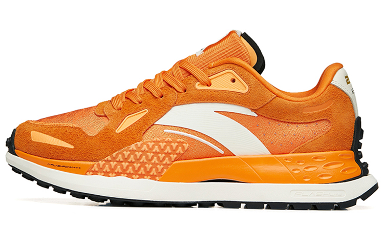 Anta Life Collection Lightweight Low Top Running Shoes Men's Orange