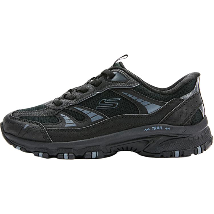 Skechers OUTDOOR WOMENS Cushioning, Breathable, Lightweight Low Top Casual Shoes Women's Black