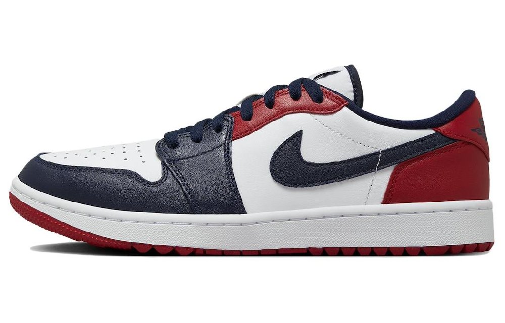 Jordan Air Jordan 1 Винтажные баскетбольные кроссовки Low Top Синий красный Унисекс