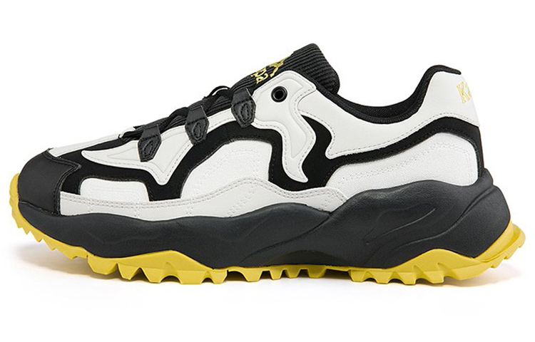 Kappa Casual Shoes Unisex Low-Top White Black Yellow