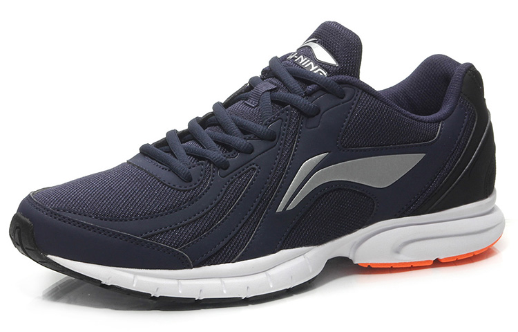LiNing Cushioning Anti-Slip Wear-Resistant Breathability Low-Top Running Shoes Unisex Blue White