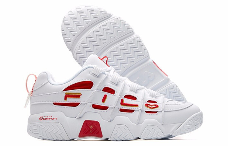 FILA Barricade White/Red