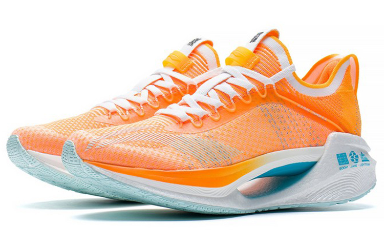 LINING Shadow Essential Running Shoes Men's Low top Neon Sweet Orange/Standard White купить в интернет-магазине Yoocart с быстрой доставкой по России.