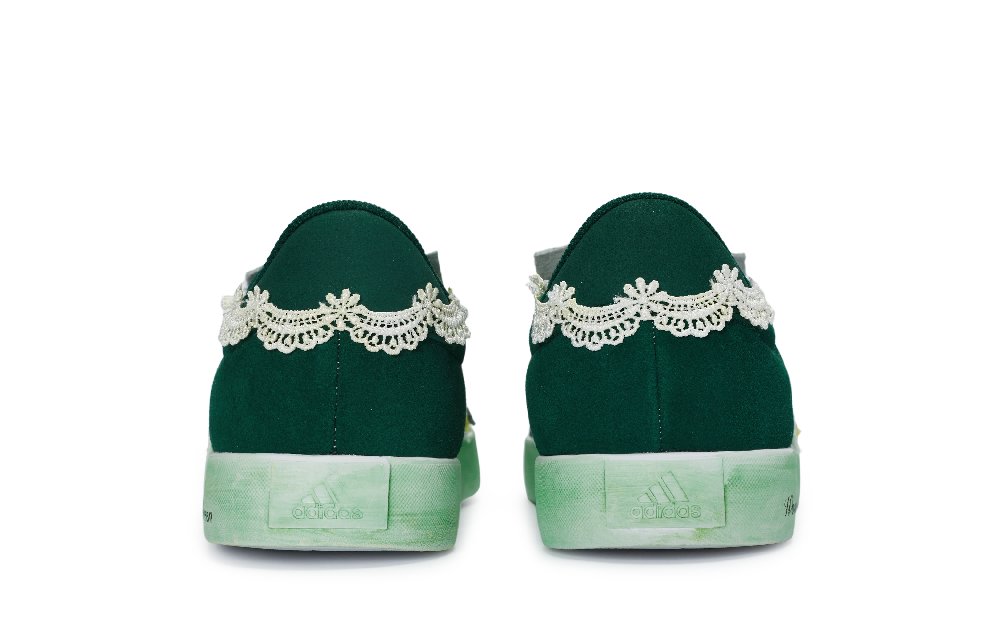 Adidas Neo Vl Court Skateboard Shoes Unisex Low-Top Green