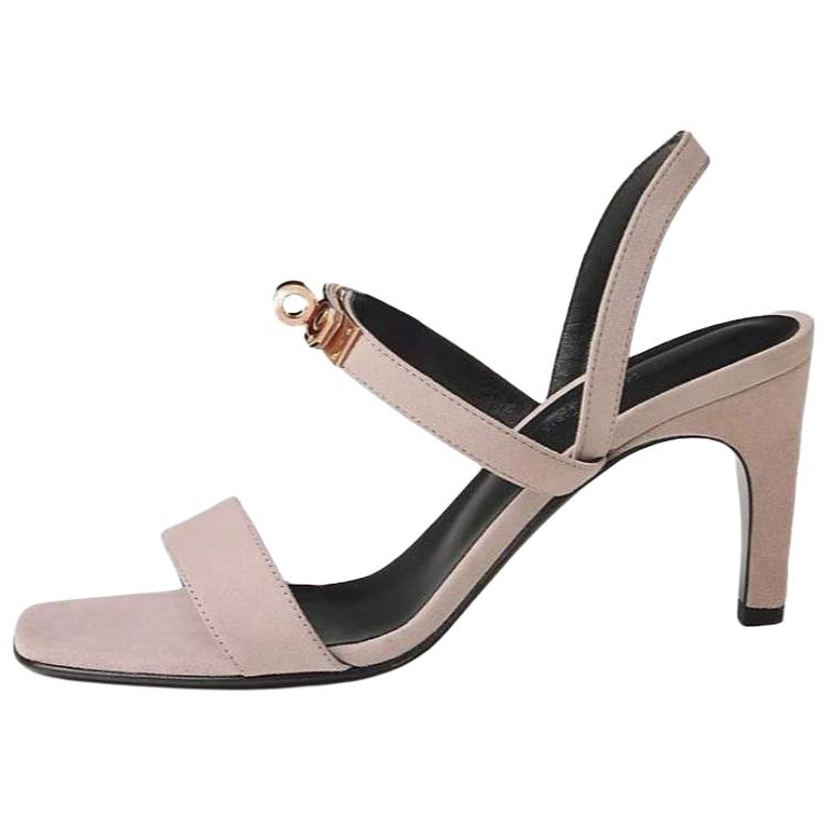 HERMES Glamour One Strap Sandals 7.5cm Women's Pink купить в интернет-магазине Yoocart с быстрой доставкой по России.