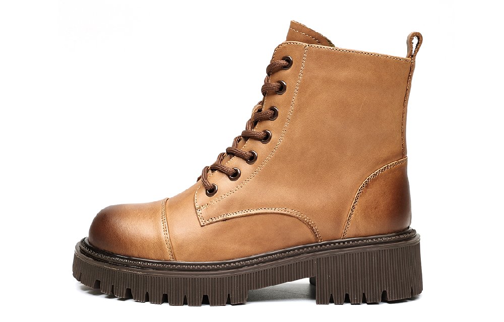 EBLAN Short Martin Boot Women's Brown