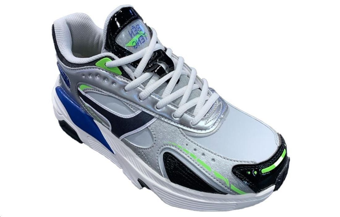 LiNing Slip Resistant, Abrasion Resistant, Lightweight Low Top Running Shoes Men's Gray Silver Blue купить в интернет-магазине Yoocart с быстрой доставкой по России.