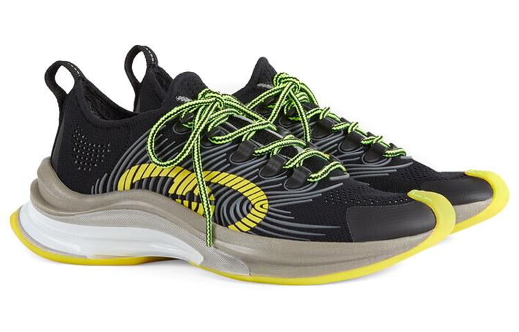 GUCCI Run Sneaker 'Black Yellow' купить в интернет-магазине Yoocart с быстрой доставкой по России.