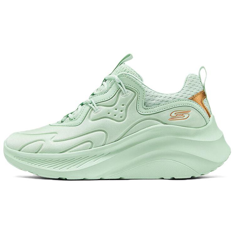 Skechers Bob's Breathable And Resilient Low-Top Casual Shoes Women's Green