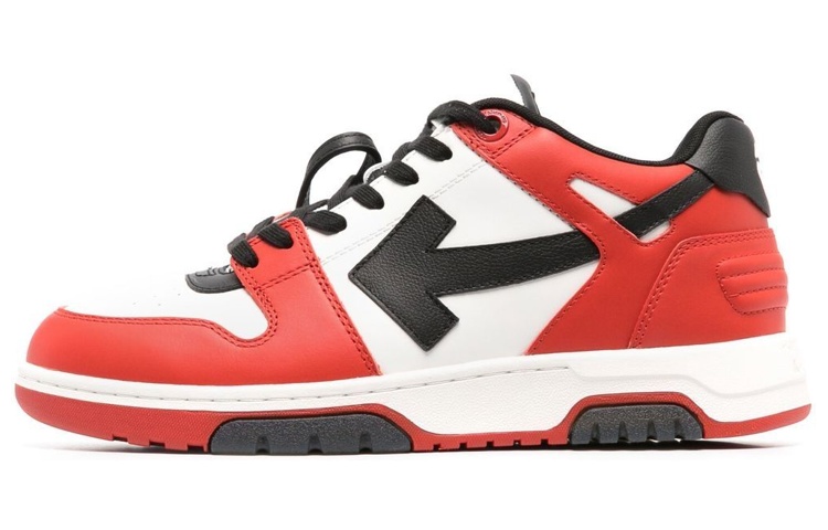 OFF WHITE Out Of Office Low Sneaker 'Red White Black'