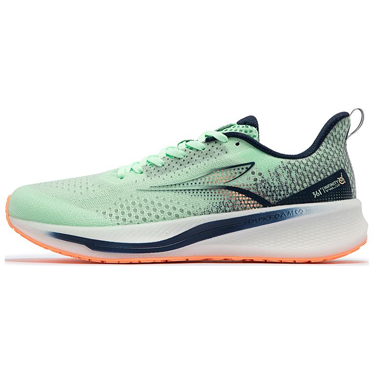 361° Wing Gundam 5.0 Abrasion Resistant Low Top Running Shoes Men's Green Blue