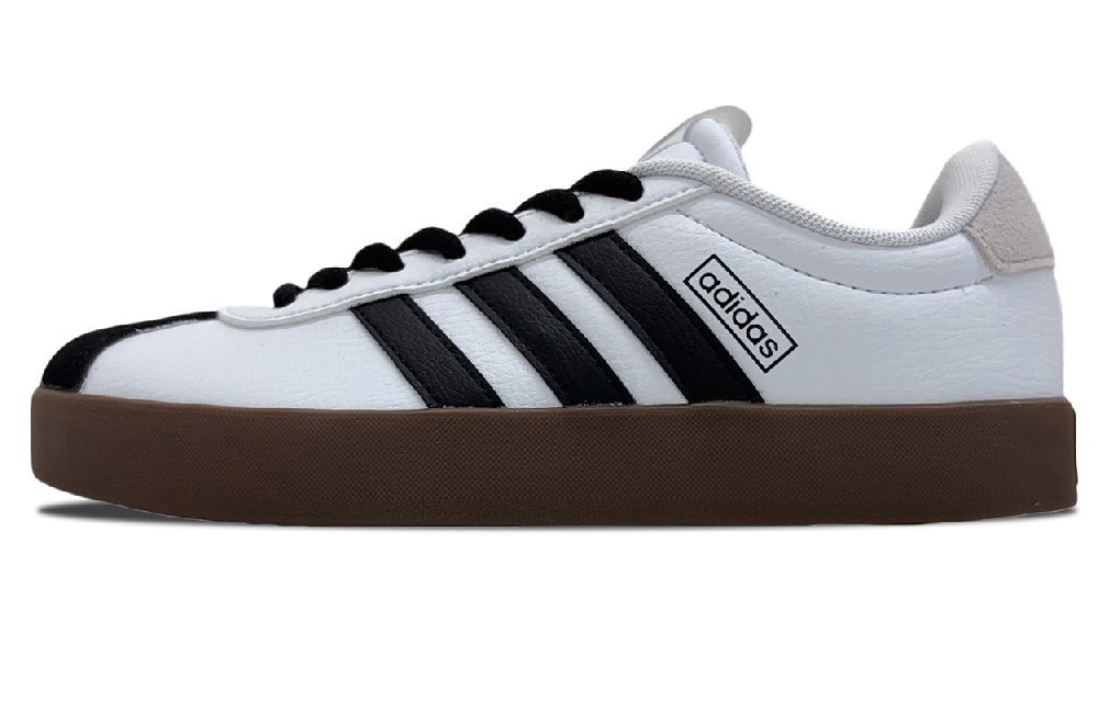 Adidas VL COURT 3.0 Cushioning, Wear Resistant Low Top Skateboard Shoes Women's White