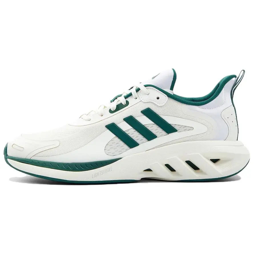 Adidas Breathable Low top Casual Shoes Unisex White Green