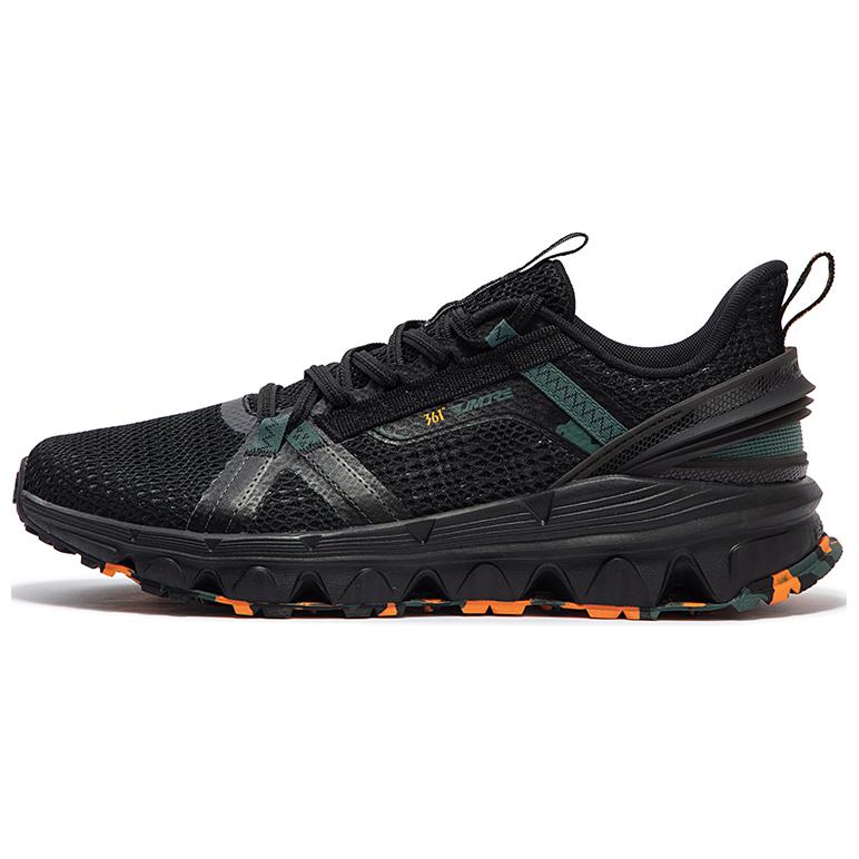361° Slip Resistant And Breathable River Trekking Shoes Men's Green Black