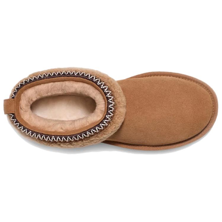 UGG Classic Ultra Mini Maxi Curly Boot Chestnut Women's