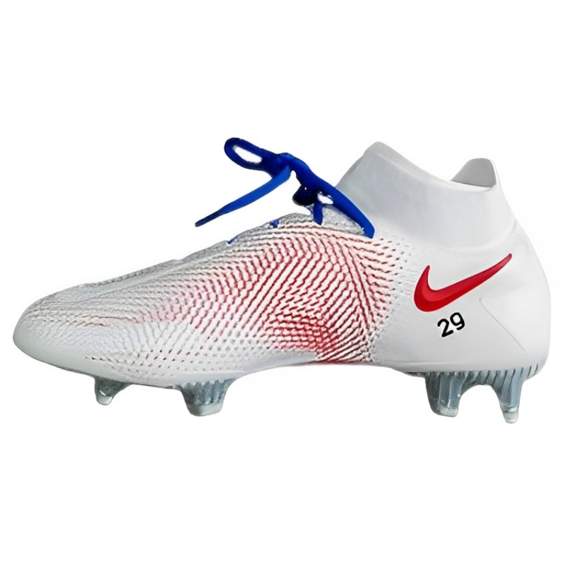 Nike Phantom GT FG Rubber Long Studs Cushioning Wear-Resistant Soccer Shoes Men's White
