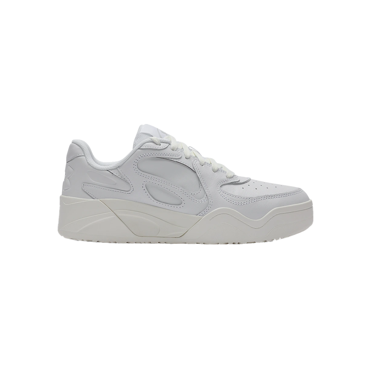 Under Armour Anti-Slip Wear-Resistant Low-Top Casual Shoes Unisex White