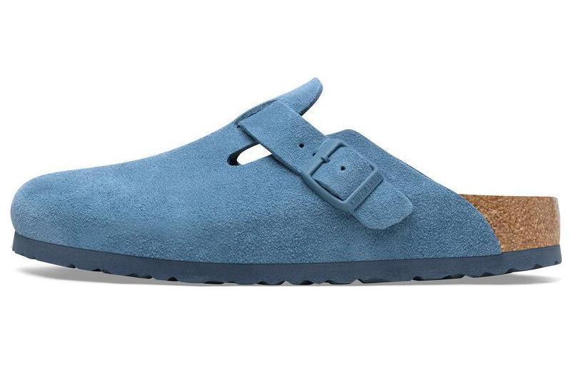Birkenstock Wrap-toe Slippers Unisex Light Blue Regular