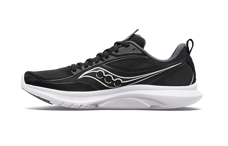 Saucony Cushioning Abrasion Resistant Breathable Low Top Training Running Shoes Men's Black Silver