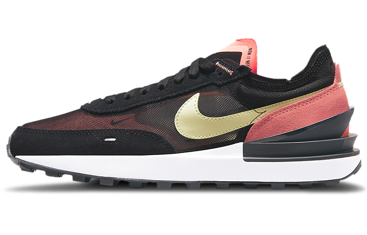 Nike Waffle One Black Lime Ice Magic Ember Women's