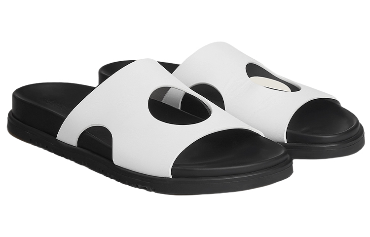 HERMES Edith Slide Slippers Women's White купить в интернет-магазине Yoocart с быстрой доставкой по России.