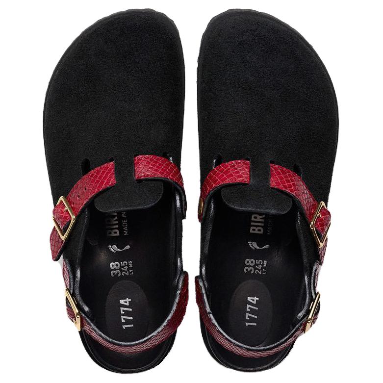 Birkenstock Closed Toe Slippers Unisex Black Regular