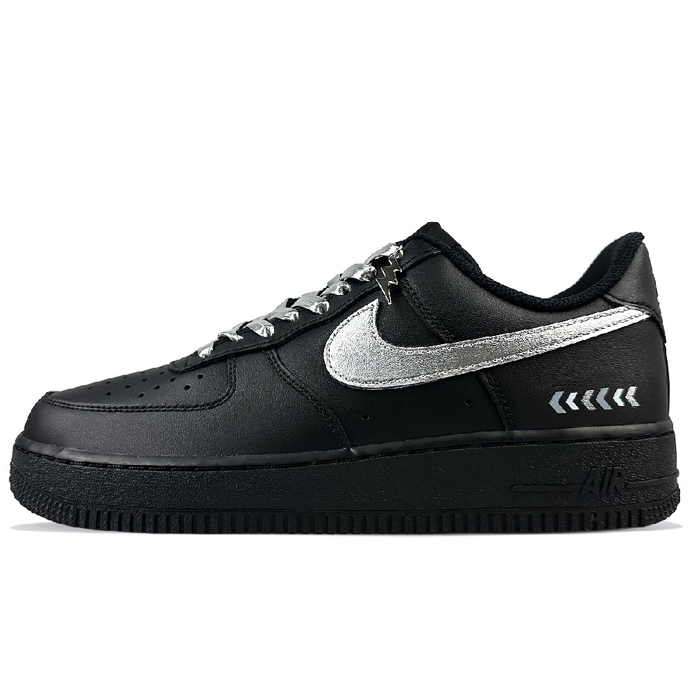 Nike Air Force 1 Wear-Resistant Low-Top Skateboard Shoes Unisex Black