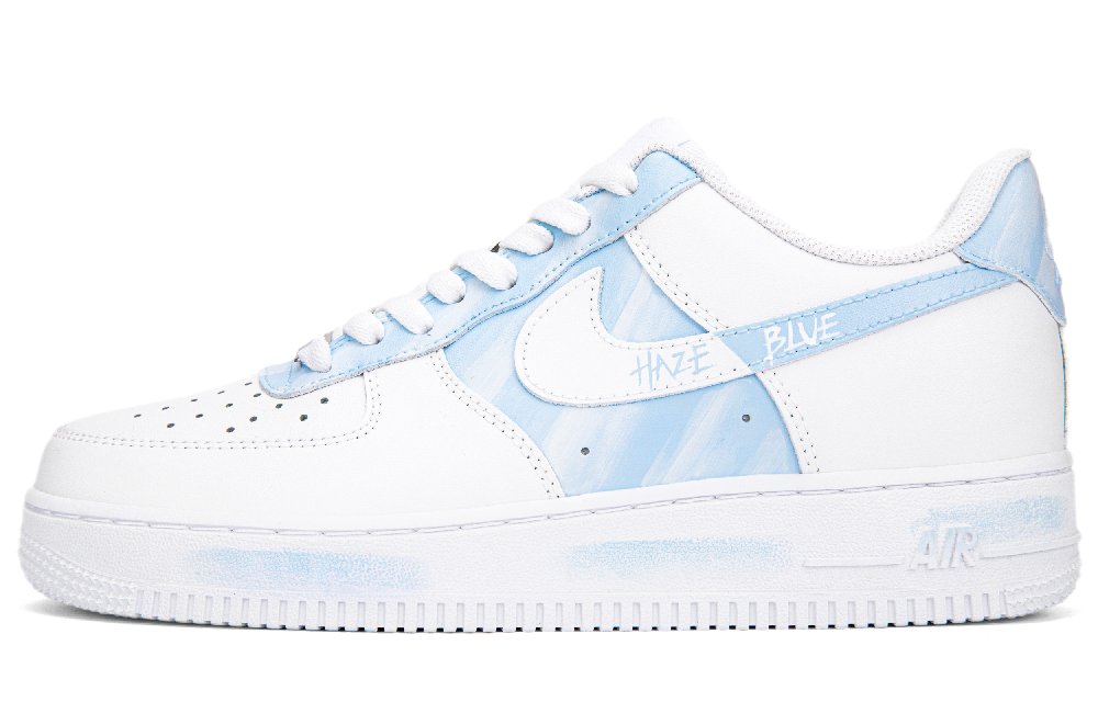 Nike Air Force 1 Slip Resistant, Abrasion Resistant, Lightweight Low Top Skateboard Shoes Men's Blue White