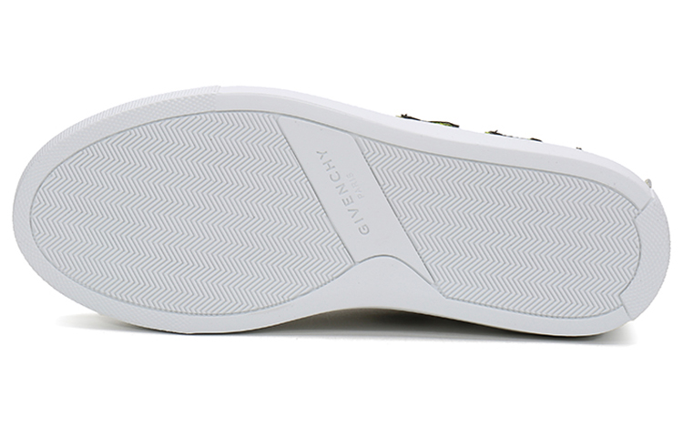 Givenchy Skateboard Shoes Women's Low-Top White/Green
