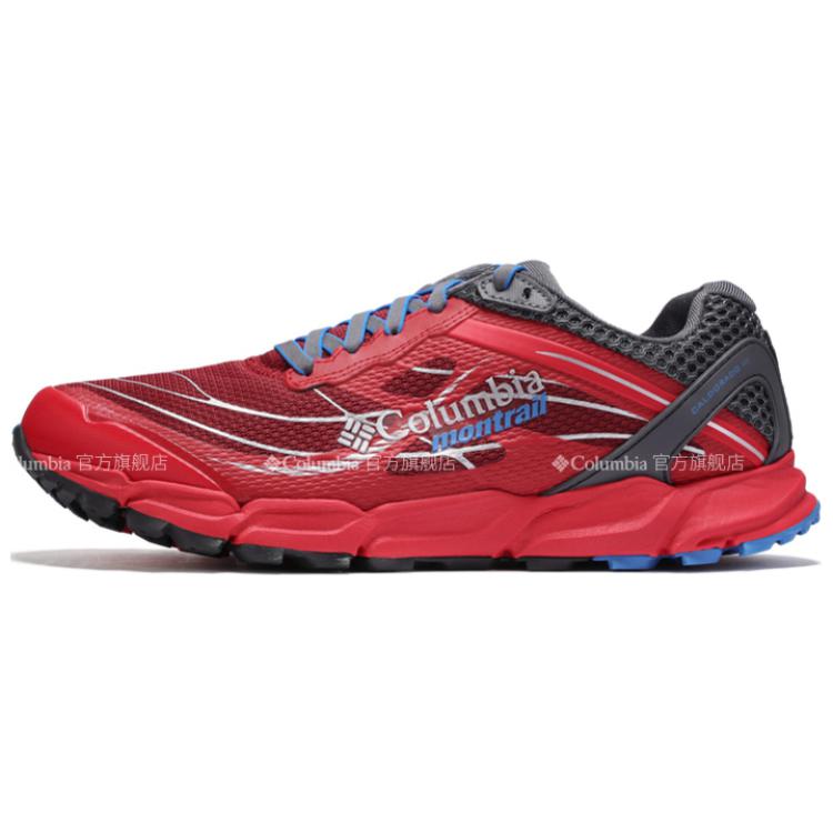 Columbia Wear resistant And Lightweight Low Top Running Shoes Men's Red