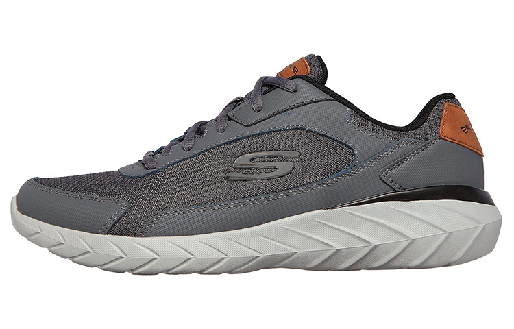Skechers Overhaul 2.0 Low Top Running Shoes Men's Carbon Gray