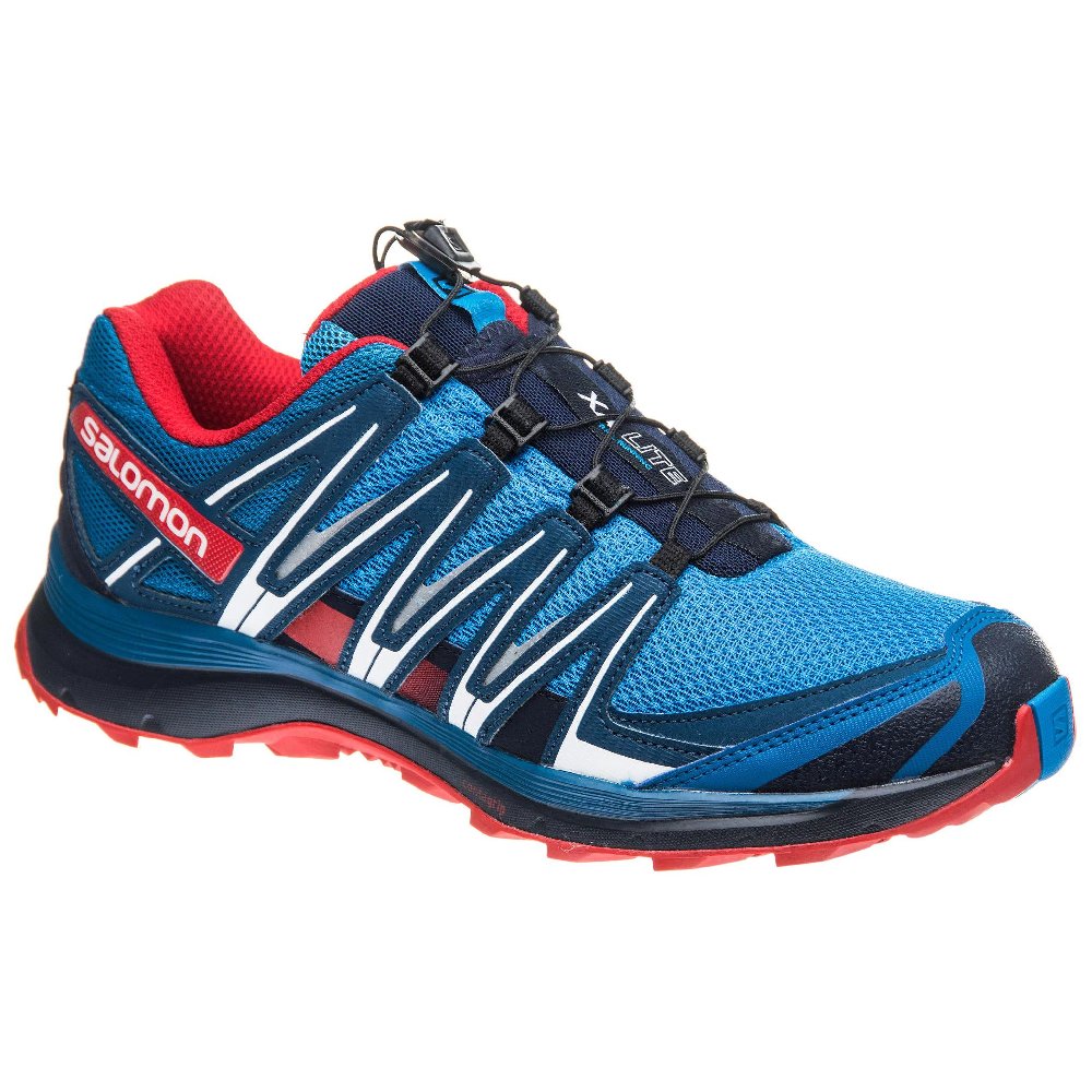 SALOMON XA LITE Anti Slip Wear Resistant Low Top Running Shoes Men's Blue