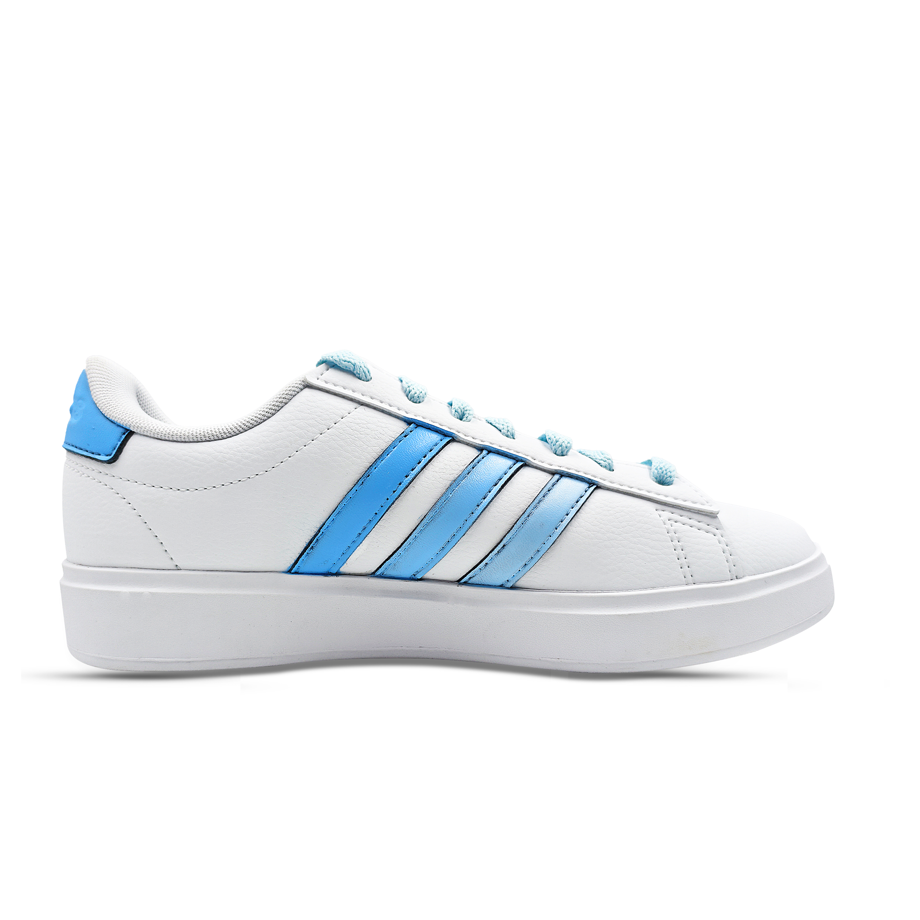 Adidas Neo GRAND COURT Light Blue Claw Abrasion Resistant Low top Skateboard Shoes Unisex Sky Blue