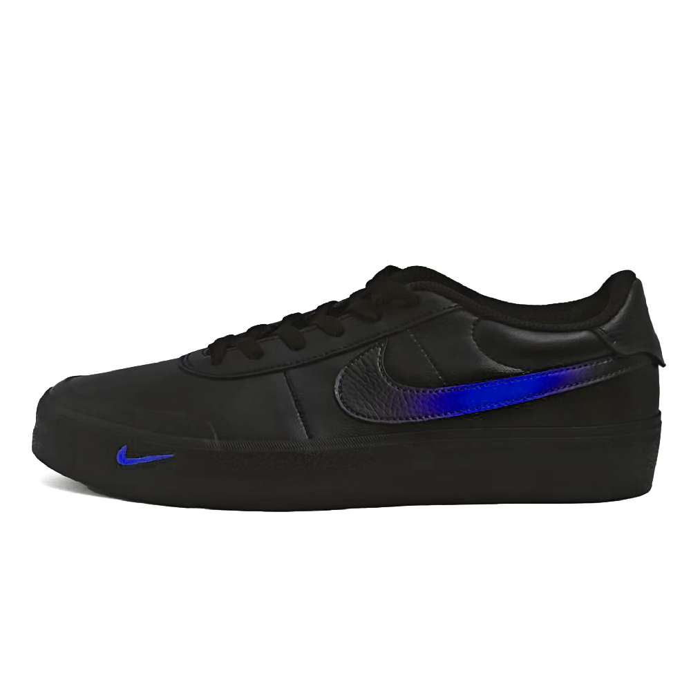 Nike Court Shot Gradient Blue Anti Slip And Wear Resistant Lightweight Low Top Skateboard Shoes Unisex Black Blue