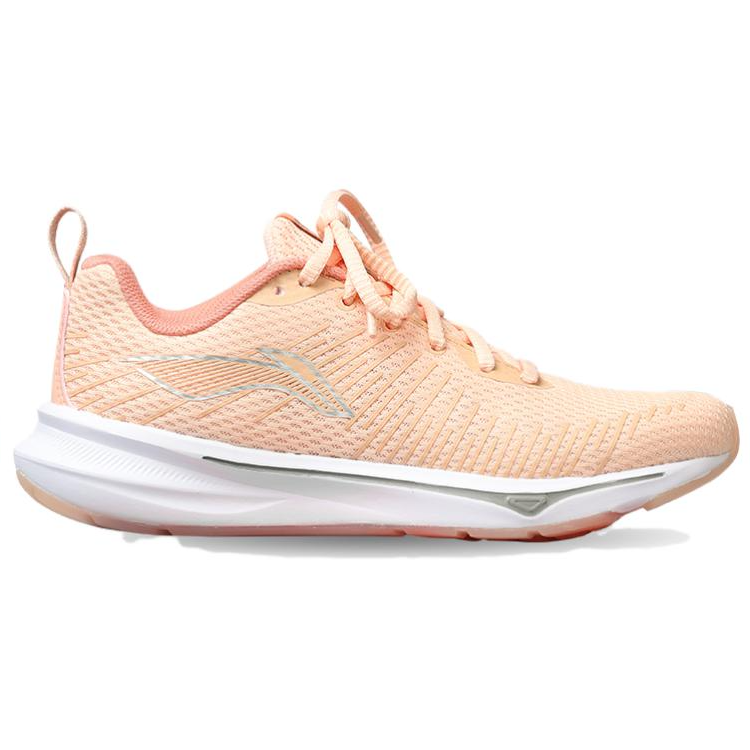 LiNing Wear-resistant And Lightweight Low-Top Casual Running Shoes Women's Sweet Peach Orange