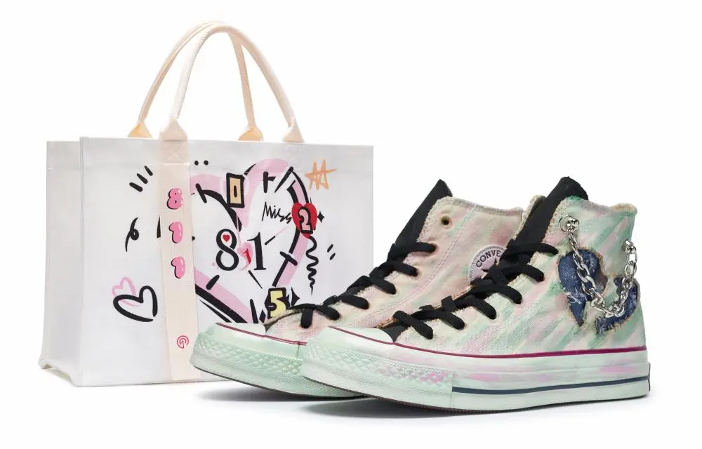 Converse 1970s Canvas Shoes Unisex High top Black White Purple Green Pink Blue