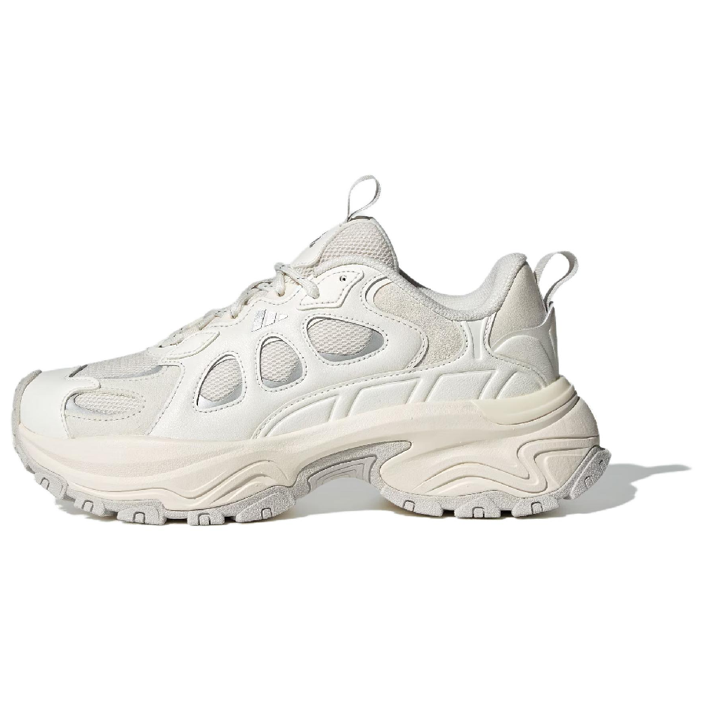 Adidas Anti-Slip Wear-Resistant Low-Top Chunky Sneakers Women's Ecru