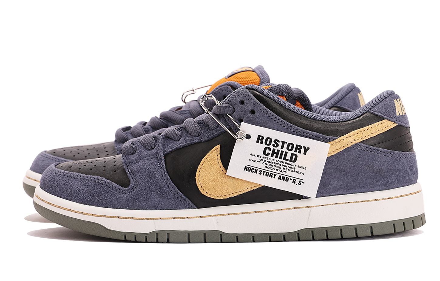 Nike Dunk SB Abrasion Resistant Low Top Skateboard Shoes Unisex Blue Black купить в интернет-магазине Yoocart с быстрой доставкой по России.