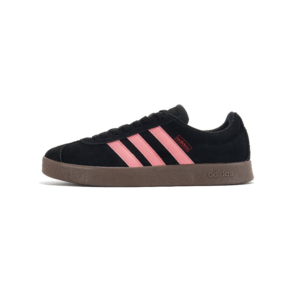Adidas Neo VL Court 2.0 Slip Resistant Low Top Skateboard Shoes Unisex Black Pink