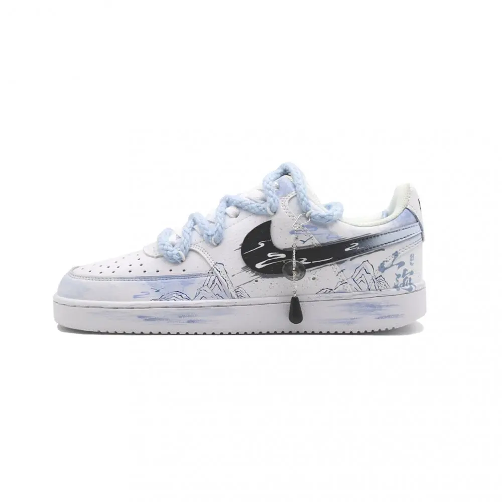Nike Court Vision 1 Skateboard Shoes Unisex Low top White