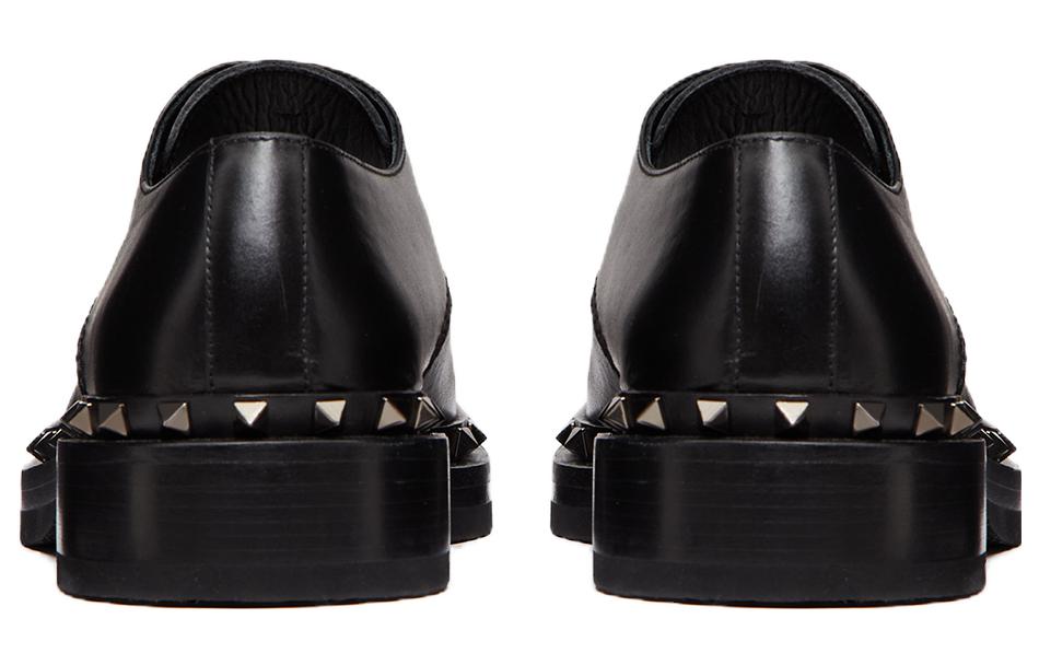 Valentino Garavani M Way Rockstud Slip On Derby Shoes