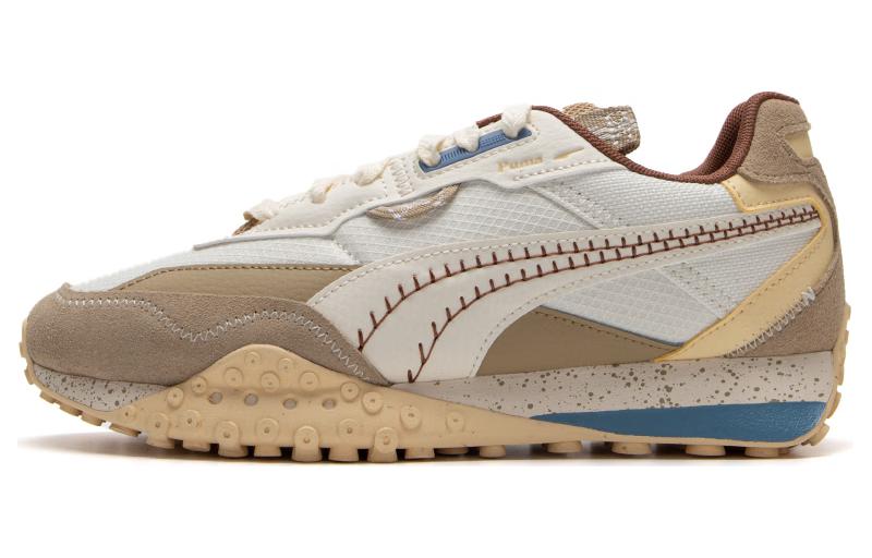 PUMA Blktop Rider Cushioned Slip-Resistant Low-Top Casual Shoes Unisex Brown White