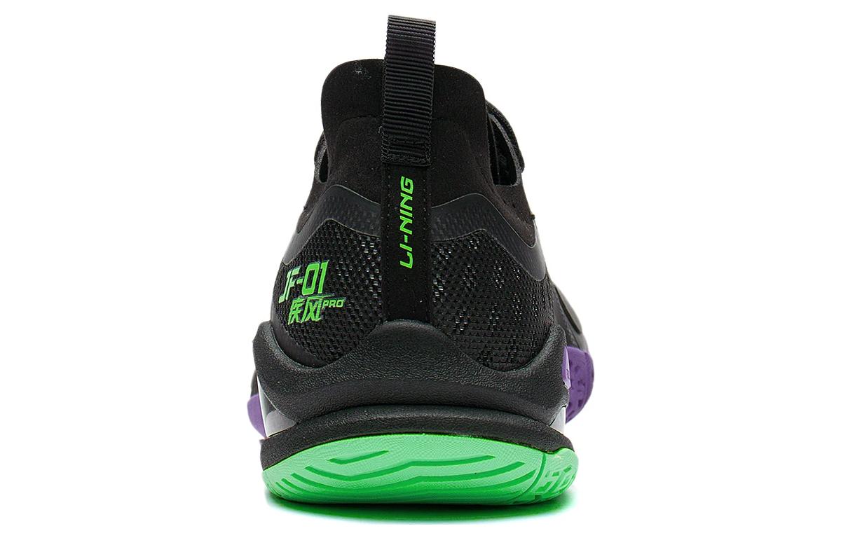 LiNing Sprint Pro Cushioning Wear-Resistant Low-Top Badminton Shoes Unisex Black Green купить в интернет-магазине Yoocart с быстрой доставкой по России.