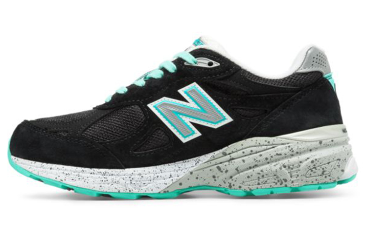 New Balance 990v3 Black Grey Teal