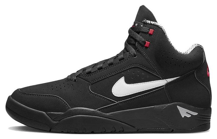 Nike Air Flight Lite Ii Mid Black White Varsity Red
